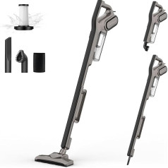 Deerma Vacuum Cleaner with Cable without Bag Vacuum Cleaner 15 KPa Handle Vacuum Cleaner 180° Rotation Rod Handheld Vacuum Cleaner Cable Vacuum Cleaner Hard Floors Pet Hair Car Clean