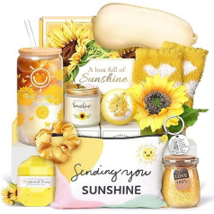 Geschenke für Frauen, Weihnachtsgeschenke, Genesung, Sonnenblumen-Geschenk, Geburtstagsgeschenke für Frauen, einzigartige Spa-Geschenke für Mutter, Freunde, beste Schwester, inspirierende Geschenke