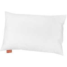 sleepling 197392 Children's Pillow | Down Pillow | 90% Down / 10% Feathers | 100% Cotton | Downpass | Made in EU | Washable at 60 Degrees | Ökotex 100 | Downpass | 40 x 60 cm, White