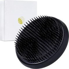 Wazakura Kenzan - 102 mm (Large) Round Black Stainless Steel Non-Slip Rubber Foot Made in Japan - For Ikebana Flower Arrangements and Decoration