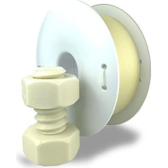 Fiberlogy Nylon PA12 + GF15 Natural, 1.75 mm (± 0.02), 0.50 kg High Quality 15% Glass Fibre Reinforced Filament, Made in the EU.