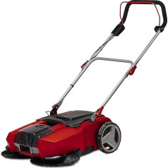 Einhell TE-SW 18/610 Li-Solo Power X-Change, Cordless Sweeper (18 V, Li-Ion, 20 L Dirt Container, 61 cm Working Width, Parking Position, Adjustable Handlebar, Removable Lip, On/Off Switch), Red