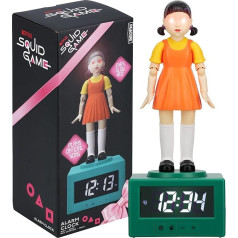 Squid Game Doll Alarm Clock - Official Netflix Licensed Light, Nursery Accessories & Decor Paladone