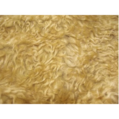 Curly Teddy Faux Fur Fabric Material – OATMEAL