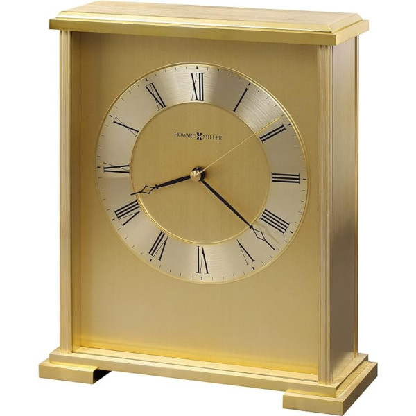 Howard Miller 645-569 Exton Carriage Table Clock, Metal Brass, 18x8x22 cm