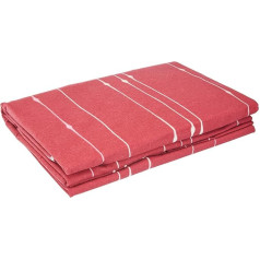 biberna 0006141 Bed Linen Set with Pillow Case Comfort Fine Flannelette 1x 135 x 200 cm and 1x 80 x 80 cm Burgundy
