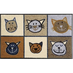 wash+dry Miau Miau ('Meow Meow') M23691 Door Mat 50 x 75 cm