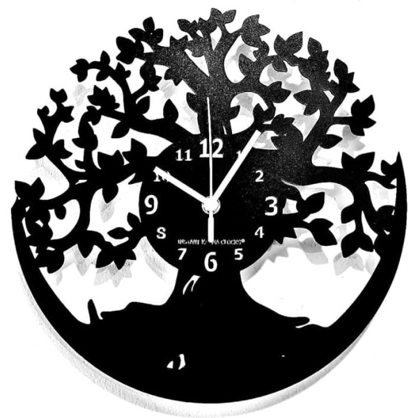 Wall Clock Tree of Life Wall Decoration Wall Art Hanging