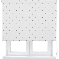 VIEWTEX Black Geometric Roller Blind