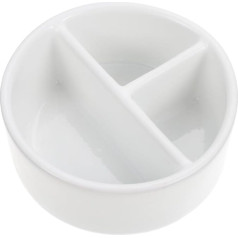 Ceramic Brush Wash Bowl, White Porcelain Paint Palette, Porcelain Watercolor Painting Bowl, Pen Dip Container, Palette Mixing Bowl, Large Capacity, Brush Washer for Painting