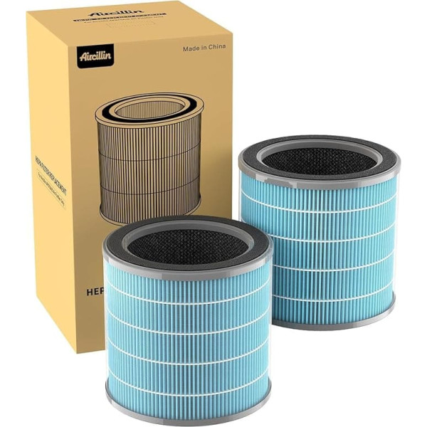 2 Pack Air Purifier AP070A & AP070B Replacement Filter, 5-Stage Filter System, H13 True HEPA Filter (Only for Air Purifier AP070A & AP070B)