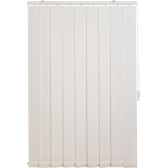 vehicles Ines HW5006) Vertical Blind Fixmaß, Fabric, white, 150 x 150 cm