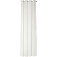 Joop! NOLA Eyelet Curtain I Colour White I 140 x 250 cm I Plain I Cornflowers