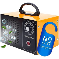 Air Purifier, 60,000 mg/h Ozone Generator with HEPA Filter, Air Purifier, Odour Neutraliser, Air Purifier for Home, Removes Bad Odors and Disinfects the Air