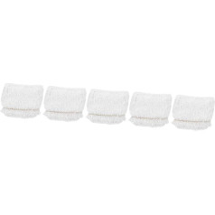 Tofficu 5 Rolls Moustache Fringe Trim with Tassel Fringe Ribbon Embroidery Dress Lace Trim for Sewing Retro Styles Craft Accessories DIY Trimming Curtain Decorative Tassel Polyester White