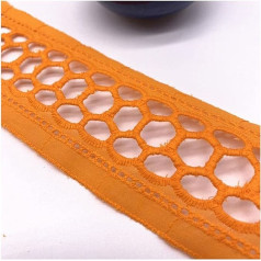 2 Yards 60mm Spitze Trim Ribbon Centipede Geflochtene Spitze DIY Handwerk Nähen Zubehör Hochzeit Dekoration Stoff Kurve Spitze,04