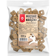 gaļas bumbiņas ar vistas gaļu - kārums suņiem - 500 g