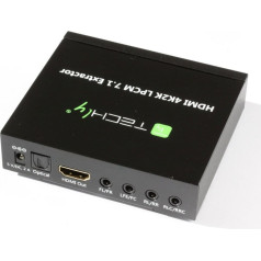 Hdmi 4k audio ekstraktors spdif toslink, 4x jack 3.5mm, lpcm 5.1ch / 7.1ch