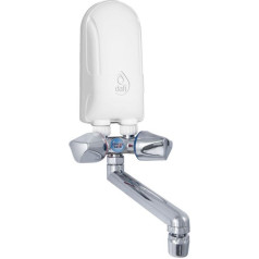 Ūdens sildītājs 5,5 kw ar maisītāju hromēts (230v)