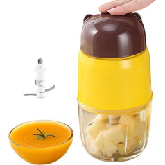 Food Puree Blender, Food Blender for Kids - Automatic Small Food Processor for Kids - Cute Food Grade Blender, Removable Food Blender for Fruit Puree, Minced Flaps