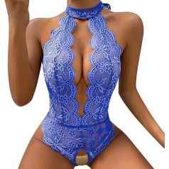 Erotic Lingerie Women's for Sex Women's Body Makeup Illusion Lace Shorty Underwear Sexy Underwear for Women Erotic Underpants Plus Sizes