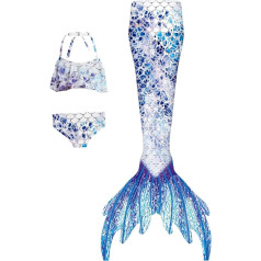 EYNMVR Girls' Bikini Sets Plain Swimsuit Adjustable Bikini Top with Triangle Bikini Bottoms and Short Shorts Summer Beach Hawaiian Swimwear Swimwear Pack of 3