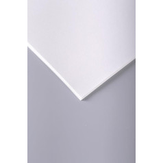 Clairefontaine 93705C Drawing Paper à Grain (224 g, Grained, Ideal for Dry Techniques, 50 Sheets, DIN A3, 29.7 x 42 cm) White