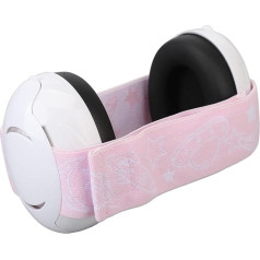 Qukaim Noise Blocking Baby Earmuffs, Baby Hearing Protection Headphones, Noise Blocking Earmuffs for Toddlers, Noise Reducing Design, Comfortable Fit for Sleeping, multicoloured