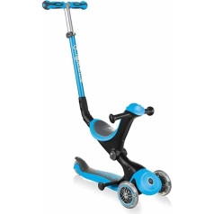 Globber - GO•UP Deluxe - 3 Wheel Scalable Scooter with Seat for Kids from 15m to 6 Years +