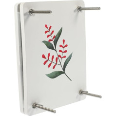 BELLIFFY Blumenpresse Satz Werkzeug Für Pflanzenproben Pressset Für Blätter Prägegerät Für Trockenblumen Zubehör Für DIY-blumenpressen