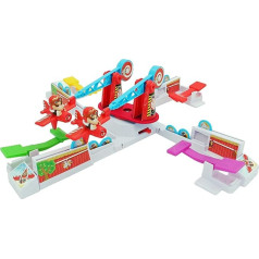 Extension for Two Plane Play for Looping Louie Game Arm, with 2 Aeroplanes, Tuning Edition (Red, Assembled Extension Set)