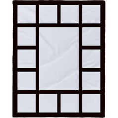 LARUISEE Sublimation Throw Flannel Blanket Babies Printed Polyester Machine Washable Blank Sublimation Blanket