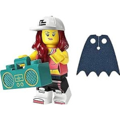 Lego Minifigures Series 20 Breakdancer Girl with Bonus Blue Cape - 71027