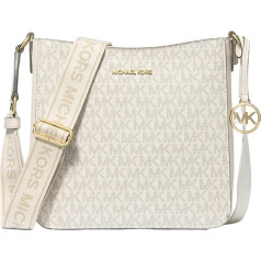 Michael Kors Jet Set Travel Small Signature Logo Crossbody Messenger Bag Vanilla, Vanilla, Small, vanilla, S