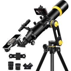 Telescopes for Adults, Professional Astronomy, 90mm Aperture, 700mm High Performance Telescope for Beginners and Kids with Precision Adjustment, Vertisteel AZ Mount