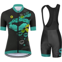 UGLY FROG 2024 Women's Cycling Jersey Set Cycling Jersey Short Sleeve + Cycling Shorts with 20D Seat Padding MTB Cycling Clothing