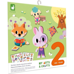 Janod My Arts & Crafts J09144 Animal Game, Multi-Colour, zzzz-s
