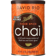 David Rio Tiger Spice Chai, 14oz. - 2 canisters