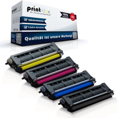 4 x Print-Klex Toner Cartridges Compatible with Brother DCP-9055CDN DCP-9270CDN HL-4140CN HL-4150CDN HL-4570CDW TN325BK TN325C TN325M TN325Y Black Cyan Magenta Yellow Economy Set XXL