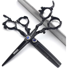 6/7/8/9 Inch Professional Hair Clipper Set, Stainless Steel Sharp Hair Clipper, Hairdresser Specific Scissors