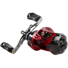 Angelrolle, Wassertropfen-Radlager, magnetische Bremse, Langstrecken-Anti-Explosionslinie, Black Ray Fishing Tropfrad(D)