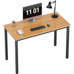 SDHYL Computer Desk, Office Table, Seminar Table, Conference Table, Industrial Style Home Office Gaming Table, PC Table, Laptop Work Table with Sturdy Metal Frame for Office or Study