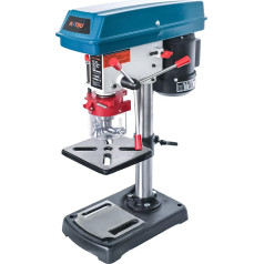 KATSU Tools Bench Pillar Drill 250W + 13mm Chuck + 5 Speed Electronic Switch Variable Speed 50mm Max Drilling Depth + Max 2620RPM Height Adjustable