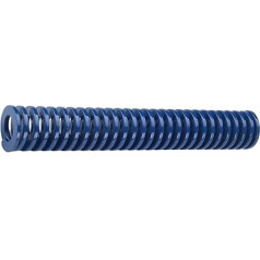 Metallfedern, Federn Compression Spring, 16mm OD 8mm ID 100mm Long Spiral Stamping Light Load Compression Mould Die Spring for 3D Printer Accessories Mechanical Equipment Blue Tone 1pcs