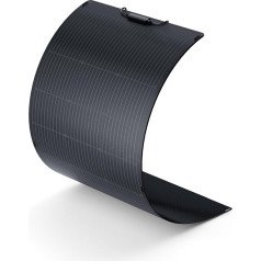 ALLPOWERS SF100 100 W Flexible Solar Panel ETFE Monocrystalline Solar Panel IP68 Solar Cell Photovoltaic 12 V/24 V Off-Grid for Motorhome, Roofs, Camping, Boats, Campers and Other Uneven Surfaces