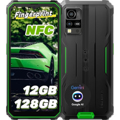 Blackview BV4800Pro Android 14 Outdoor Mobile Phone Without Contract, 12GB + 128GB/2TB TF, Corning Gorilla 6.56 Inch HD+, Outdoor Smartphone, IP69K Buastelle Mobile Phone, 16MP + 8MP, NFC/OTG/GPS
