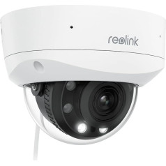 Reolink 4K PoE Surveillance Camera with Spotlights, 5X Optical Zoom, IP Camera Outdoor with Colour Night Vision, 2-Way Audio, Person/Vehicle/Animal Detection, IK10 Vandal Protection, Time Lapse,