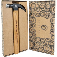 Chigabiga Hammer with engraving - Du bist der Hamme - Father's Day gift, gift for dads, grandpa, grandpa gift, gift for mum