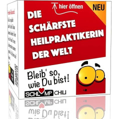 Schlump-Chili The sharpest healing practitioner in the world - a funny gift set e.g. for birthdays, Christmas