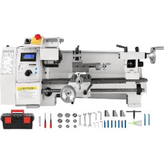 Metal Lathe Small Metal Lathe for Drilling Turning Metalworking Lathe (8 inches x 14 inches -650 W)